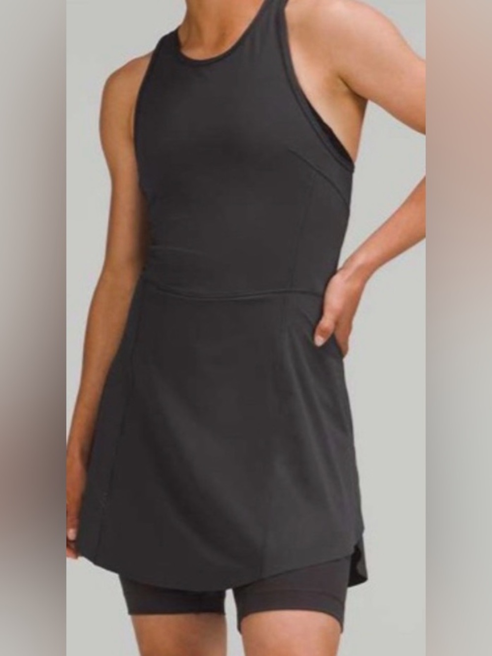 Lululemon Nulux Running Dress Black Size 8
